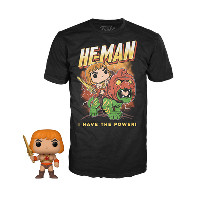 POP Tees - Masters Of The Universe He-Man Glow-In-The-Dark Pop with Tee Exclusive