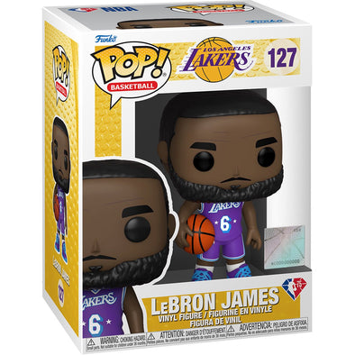 NBA - Lakers Lebron James (Purple Jersey) Pop! Vinyl Figure