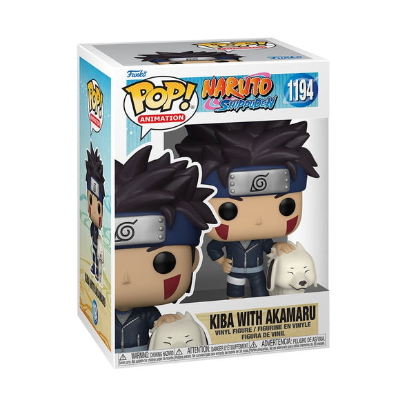 Naruto - Kiba with Akamaru POP! Vinyl Figure