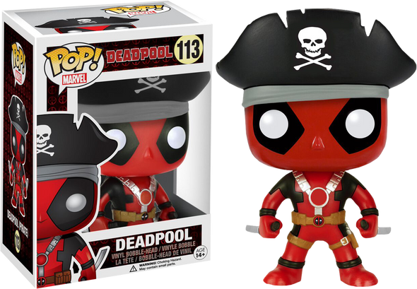 Deadpool Movie Pirate Deadpool Exclusive Pop! Vinyl Figure