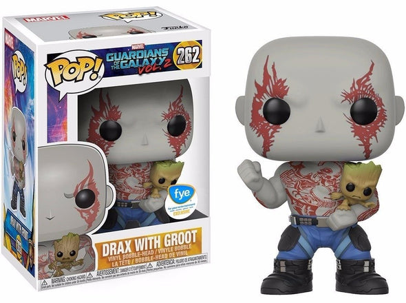 Guardians of the Galaxy Vol. 2 - Drax with Groot Exclusive POP! Vinyl Figure