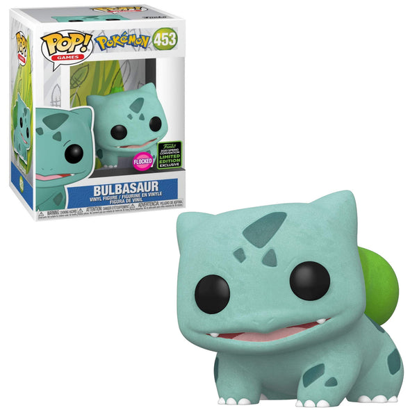 ECCC 2020 - Pokémon Flocked Bulbasaur Exclusive Pop! Vinyl Figure