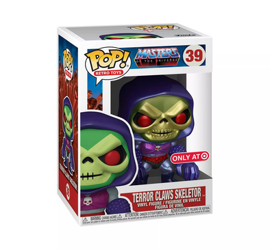 POP Retro Toys - Masters of the Universe Metallic Skeletor w/ Terror Claws Exclusive Pop! Vinyl Figure