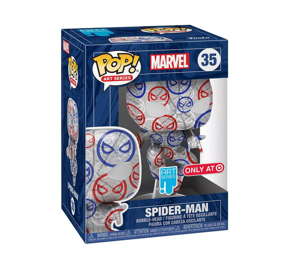 Funko POP! Art Series: Marvel Patriotic Age - Spider-Man Exclusive Pop! Vinyl Figure