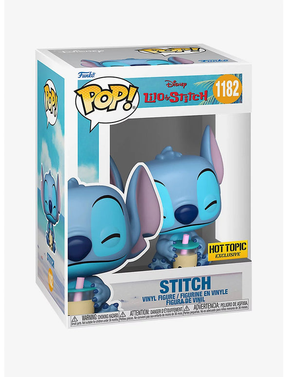 Lilo & Stitch - Stitch (/w Boba) Exclusive Pop! Vinyl Figure