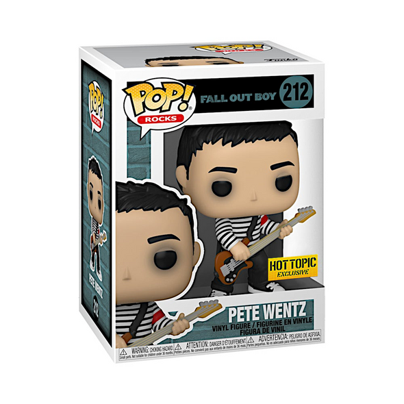 POP Rocks - Fall Out Boy Pete Wentz (Striped Sweater) Exclusive POP! Vinyl Figure