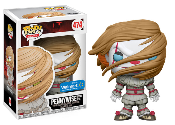 IT The Movie (2017) - Pennywise with Wig Exclusive Pop! Vinyl Figure