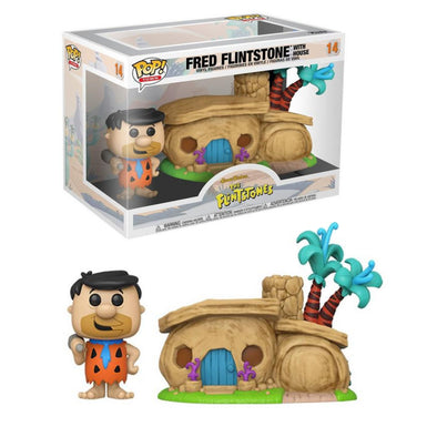 Pop Town - The Flintstones Fred Flintstone with House Pop! Vinyl