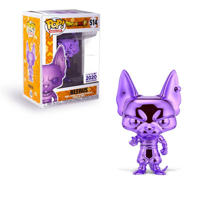 Dragonball Super - Beerus Purple Chrome Exclusive Pop! Vinyl Figure