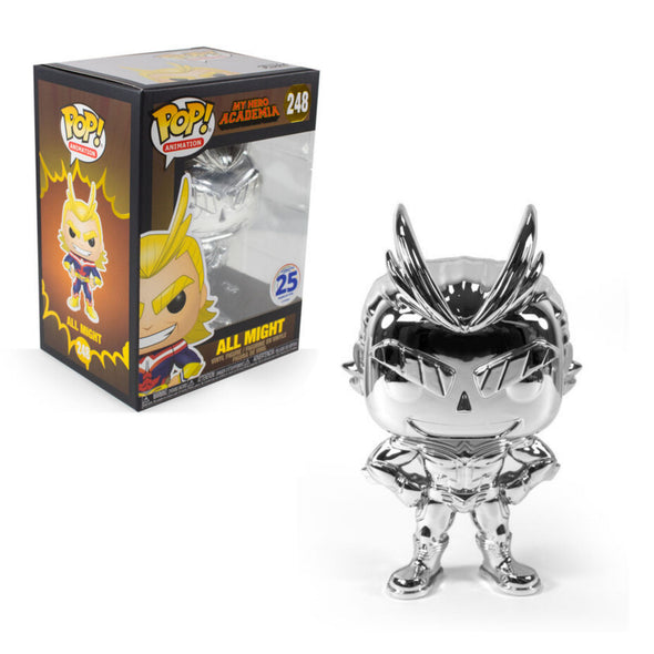 Funimation 25th - My Hero Academia All Might Chrome Exclusive Pop! Vinyl Figure