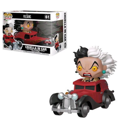 Disney Villains - Cruella De Vil in Car Exclusive Pop! Vinyl Ride