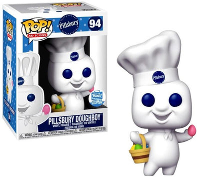 POP Ad Icons - Pillsbury DoughBoy /w Easter Eggs Exclusive Pop! Vinyl Figure