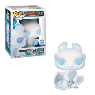 How To Train Your Dragon: The Hidden World - Glitter Light Fury Exclusive Pop! Vinyl Figure