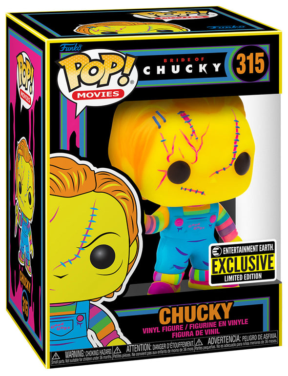 POP Black Light - Bride of Chucky Chucky Exclusive Pop! Vinyl Figure
