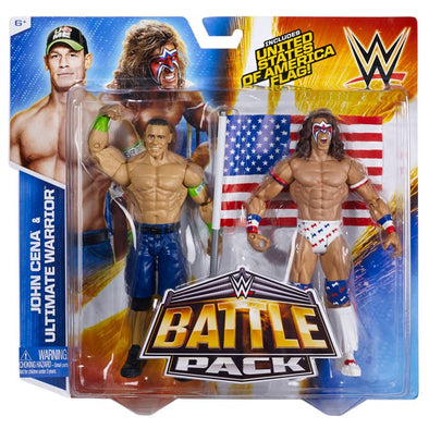 WWE Battle Pack - Ultimate Warrior and John Cena