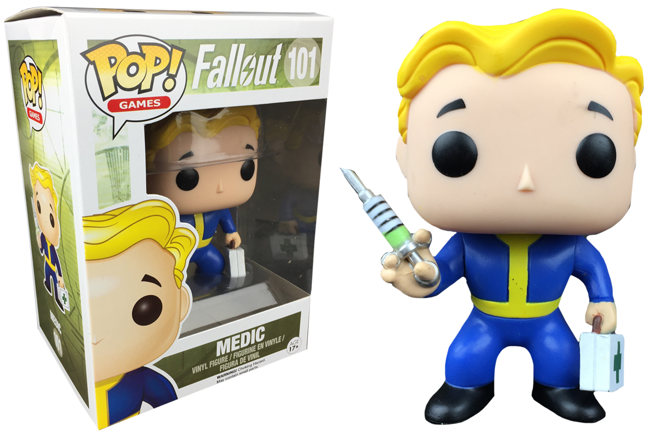 Fallout Medic Exclusive Pop Vinyl Figure B K Collectables