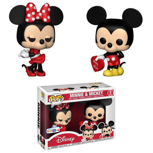Disney - Mickey & Minnie Valentine 2-Pack Exclusive Pop! Vinyl Figures