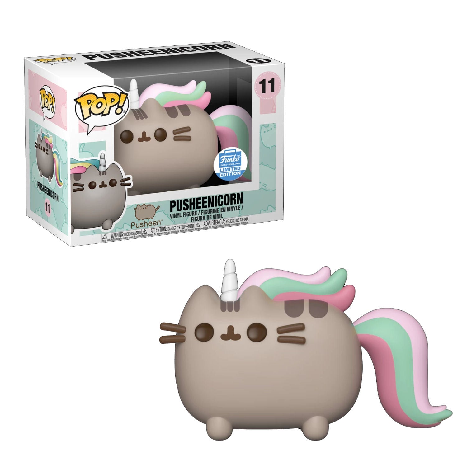 Pusheen Pusheenicorn (Pastel) Exclusive POP Vinyl Figure – B&K
