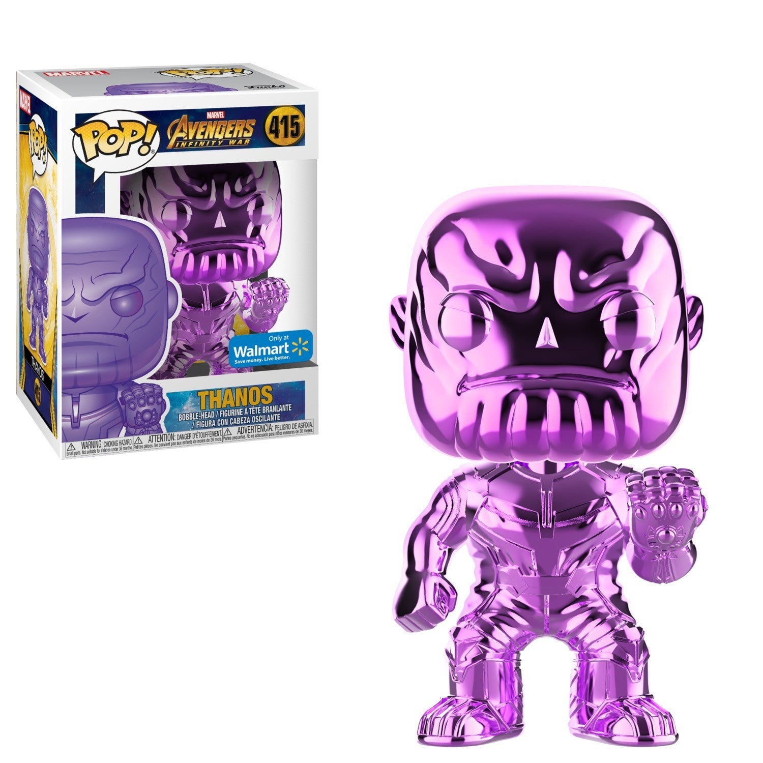 War Thanos Thanos Funko Pop Chrome Funko POP Marvel: Infinity War