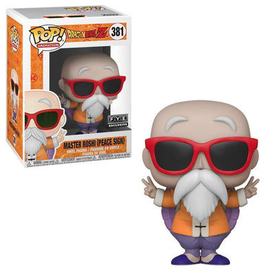 Dragonball Z - Master Roshi (Peace Sign) Exclusive Pop! Vinyl Figure