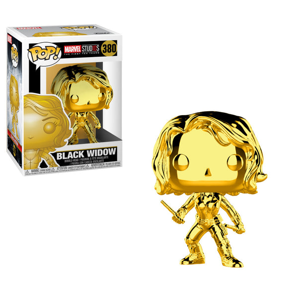 Marvel Studios First 10 Years - Black Widow (Gold Chrome) POP! Vinyl Figure