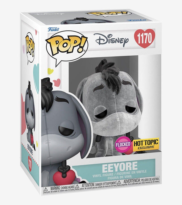 Winnie The Pooh - Flocked Eeyore with Heart Exclusive Pop! Vinyl Figure