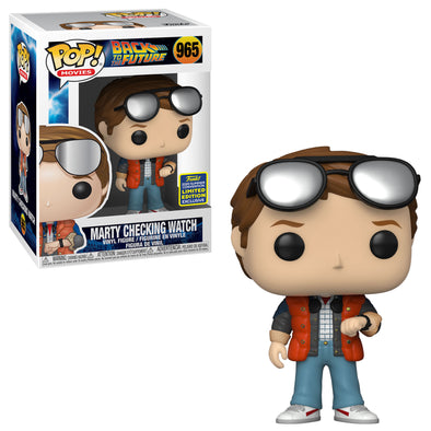 SDCC 2020 - Back To The Future Marty Checking Watch Exclusive Pop! Vinyl Figure