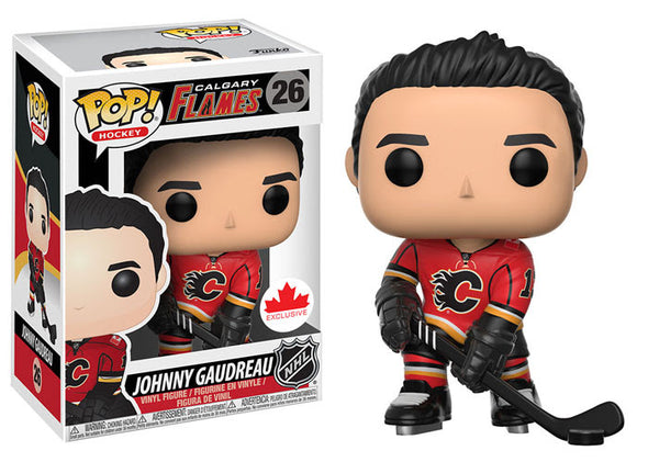 NHL - Flames Johnny Gaudreau (Home Jersey CDN Exclusive) Pop! Vinyl Figure