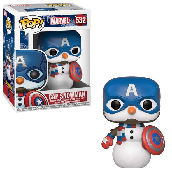 Marvel Holiday - Captain America Snowman (2019) POP! Vinyl Figure